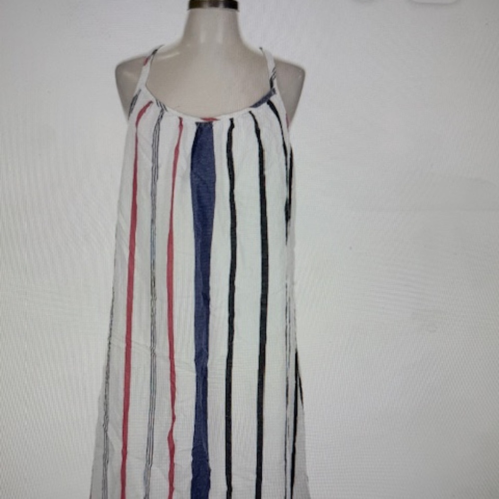 EUC Tommy Bahama Red-White-Blue Dress, Small, originally $158